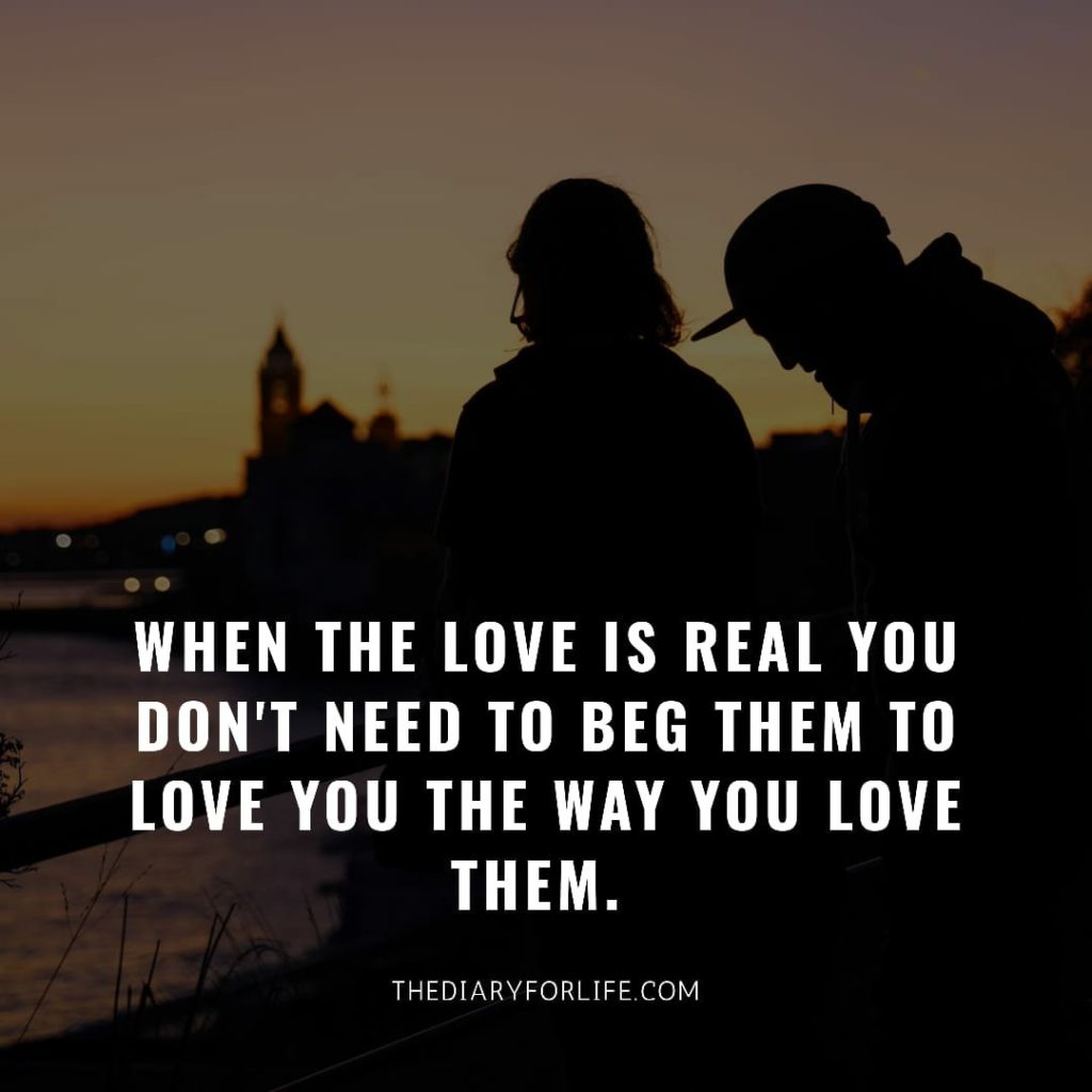 fake love quotes - When the love is real