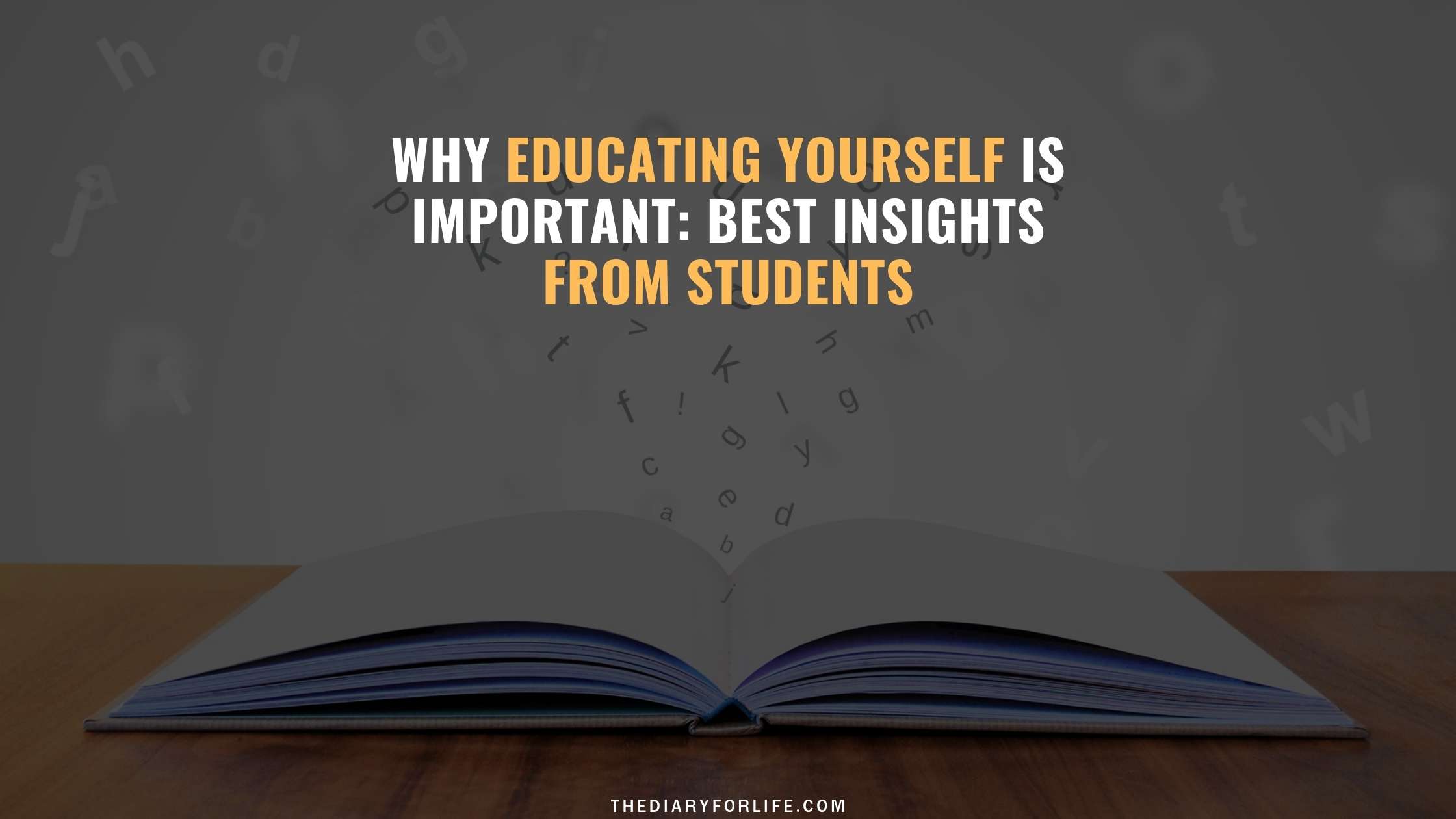 why educating yourself is important