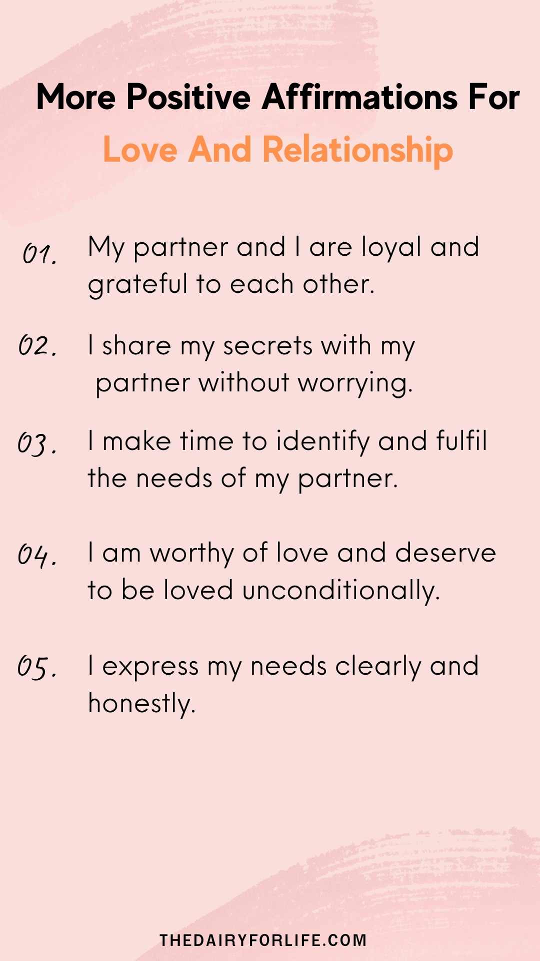 50+ Most Powerful Positive Affirmations For Relationships & Love