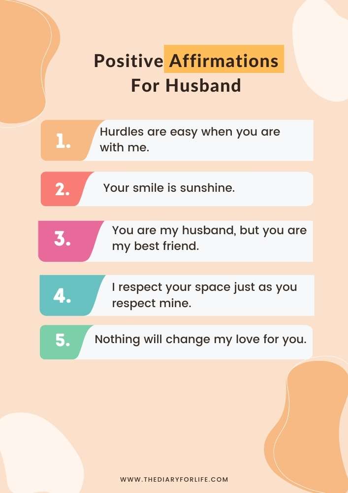 Positive Affirmations For Husband