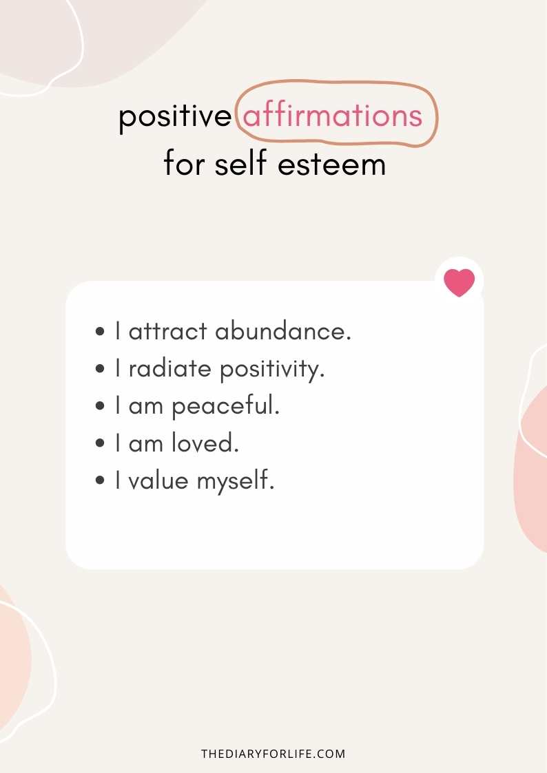 70+ Powerful Positive Affirmations For Self Esteem