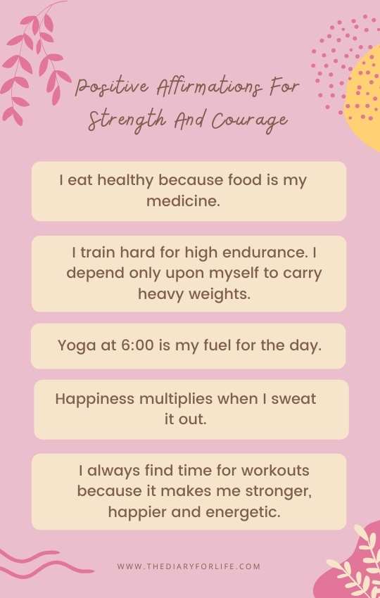 positive affirmations for strength