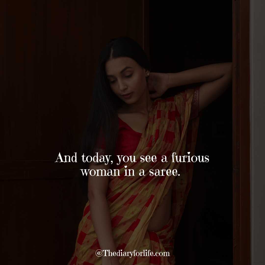 50+ Cool Saree Quotes For Instagram