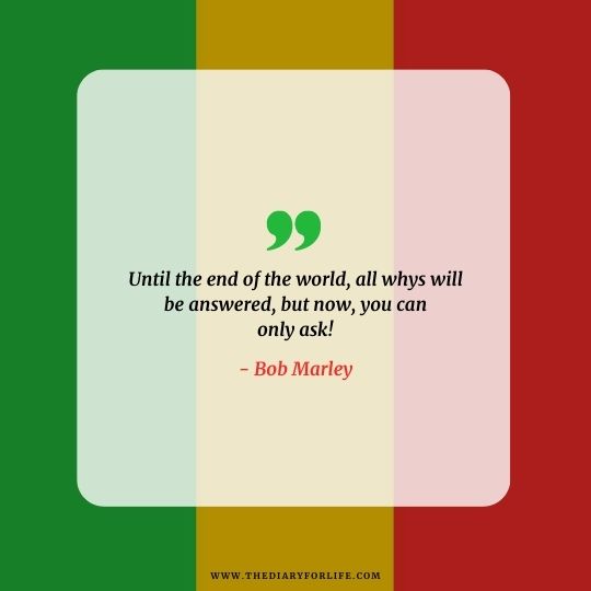 Bob Marley Quotes About Love And Life