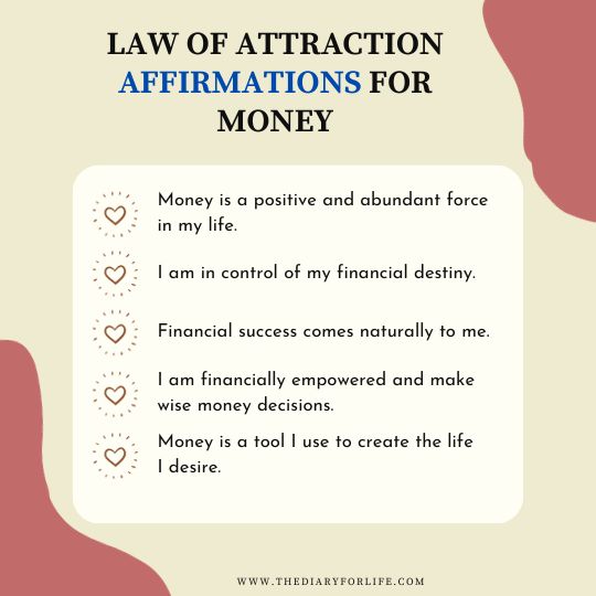 Law of Attraction Affirmations for Money