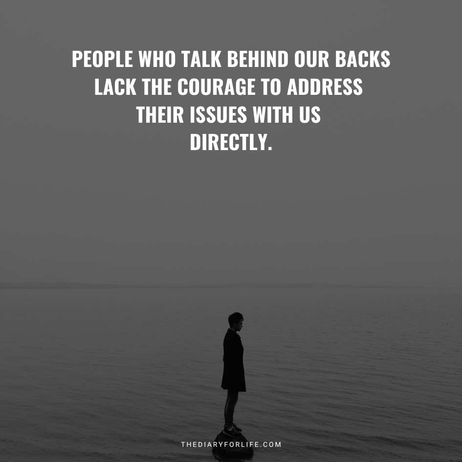 quotes about people talking about you behind your back